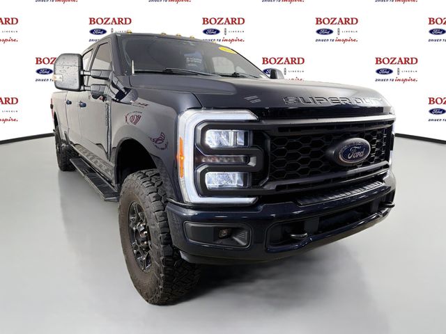 Antimatter Blue Metallic 2023 Ford F-350 Super Duty Pickup Truck Four-Wheel Drive Automatic
