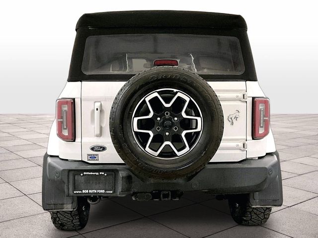 2021 Ford Bronco Outer Banks White at Klick Lewis Buick Chevrolet