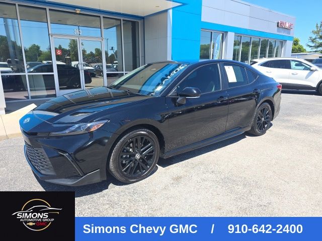 Midnight Black Metallic 2025 Toyota Camry Sedan Front-Wheel Drive Continuously Variable Transmission