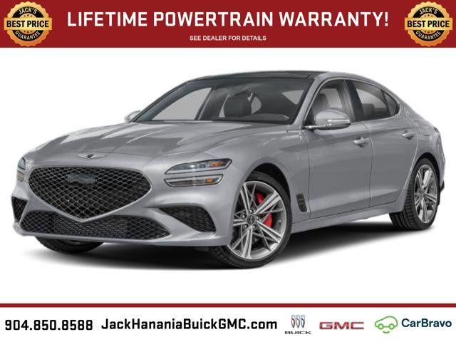 Tasman Blue 2025 Genesis G70 Sedan Rear-Wheel Drive 8-Speed Automatic
