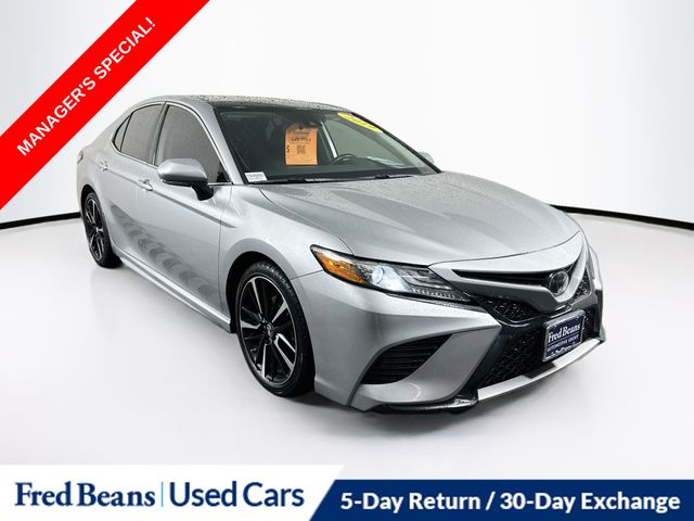 Celestial Silver Metallic 2019 Toyota Camry Sedan Front-Wheel Drive 8-Speed Automatic