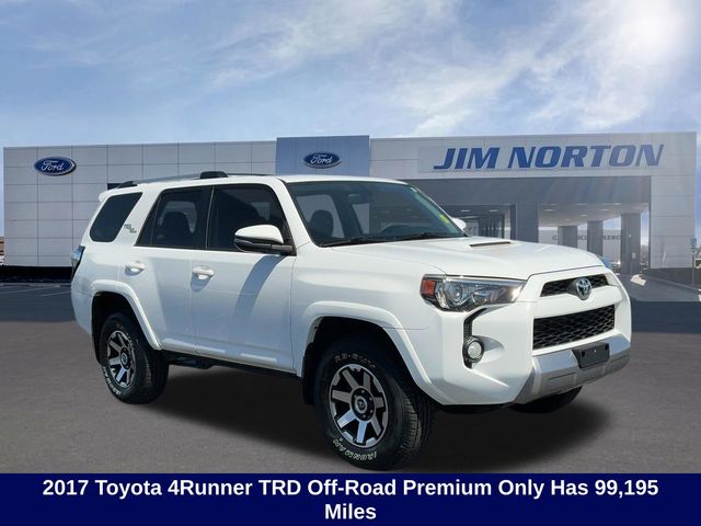 Super White 2017 Toyota 4Runner TRD Off-Road Premium 4WD SUV / Crossover Four-Wheel Drive 5-Speed Automatic Overdrive