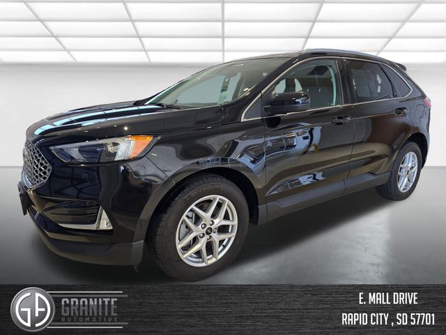 Black Metallic 2024 Ford Edge SUV / Crossover All-Wheel Drive 8-Speed Automatic