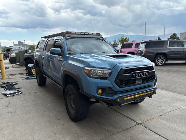 Blue 2018 Toyota Tacoma Pickup Truck Four-Wheel Drive 6-Speed Automatic