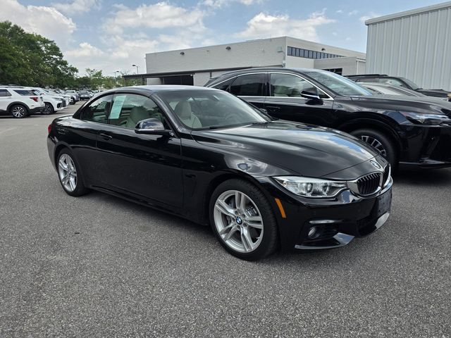 Black Sapphire Metallic 2017 BMW 4 Series Convertible All-Wheel Drive 8-Speed Automatic