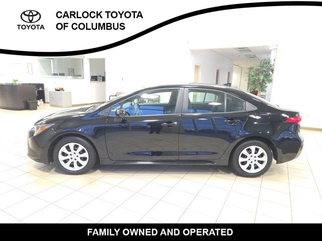Midnight Black Metallic 2024 Toyota Corolla LE FWD Sedan Front-Wheel Drive Continuously Variable Transmission
