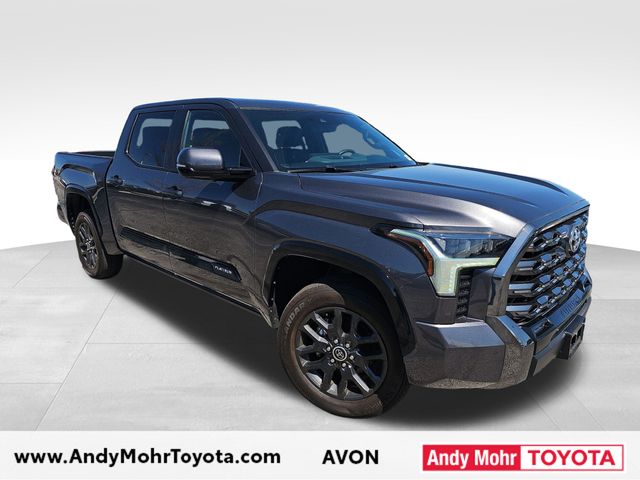 Magnetic Gray Metallic 2023 Toyota Tundra Platinum CrewMax Cab 4WD Pickup Truck Four-Wheel Drive Automatic