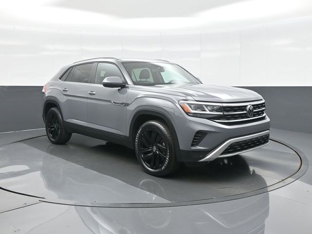 Pure Gray 2022 Volkswagen Atlas Cross Sport SUV / Crossover All-Wheel Drive 8-Speed Automatic