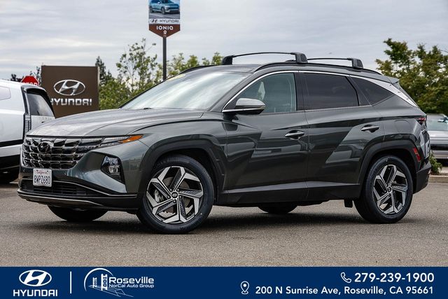 Amazon Gray 2022 Hyundai Tucson Limited FWD SUV / Crossover Front-Wheel Drive 8-Speed Automatic