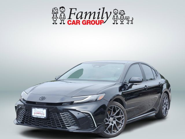 Midnight Black Metallic 2025 Toyota Camry XSE FWD Sedan Front-Wheel Drive Continuously Variable Transmission