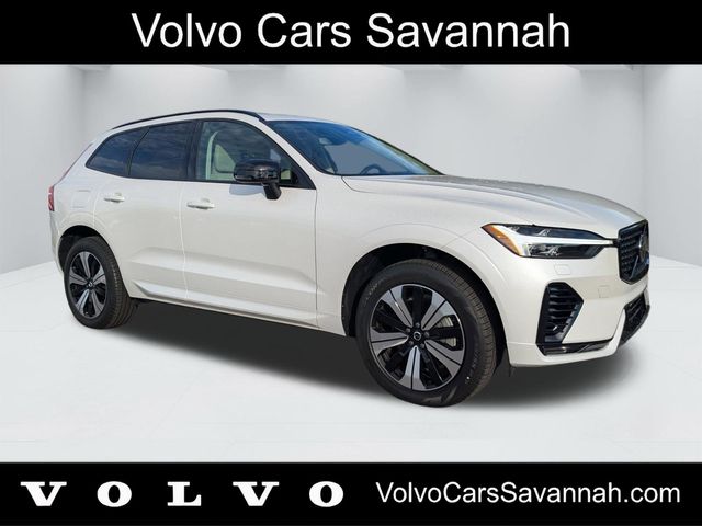 Crystal White Metallic 2024 Volvo XC60 Recharge T8 Core Dark Theme eAWD SUV / Crossover All-Wheel Drive Automatic