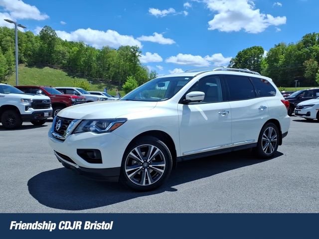 Pearl White 2017 Nissan Pathfinder Platinum 4WD SUV / Crossover Four-Wheel Drive Continuously Variable Transmission