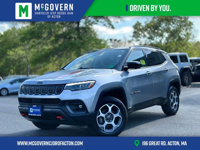 Billet Silver Metallic Clearcoat 2022 Jeep Compass SUV / Crossover Four-Wheel Drive 9-Speed Automatic