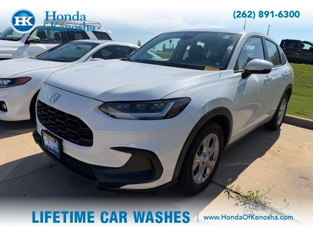Platinum White Pearl 2024 Honda HR-V SUV / Crossover All-Wheel Drive Continuously Variable Transmission