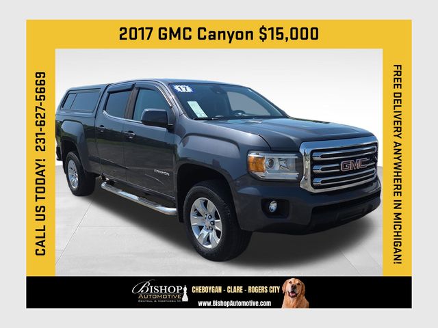 Cyber Gray Metallic 2017 GMC Canyon Pickup Truck Four-Wheel Drive 6-Speed Automatic