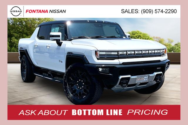 Interstellar White 2024 GMC Hummer EV Pickup Pickup Truck All-Wheel Drive 1-Speed Automatic