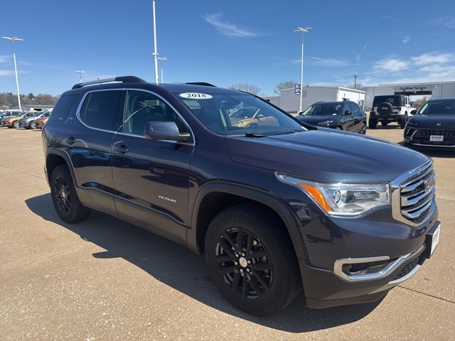 Blue Steel Metallic 2018 GMC Acadia SLT-1 FWD SUV / Crossover Front-Wheel Drive 6-Speed Automatic