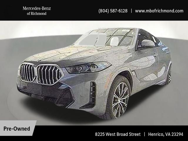 Gray Metallic 2025 BMW X6 xDrive40i AWD SUV / Crossover All-Wheel Drive 8-Speed Automatic