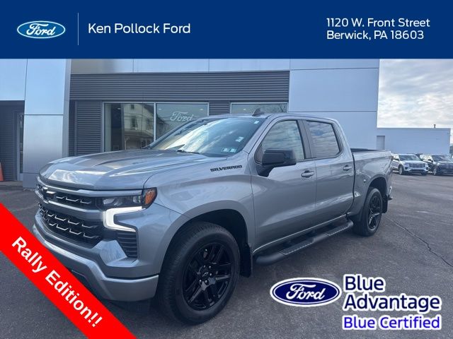 Sterling Gray Metallic 2023 Chevrolet Silverado 1500 Pickup Truck Four-Wheel Drive Automatic