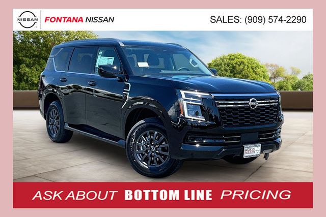 Super Black 2026 Nissan Armada SUV / Crossover 4X2 9-Speed Automatic