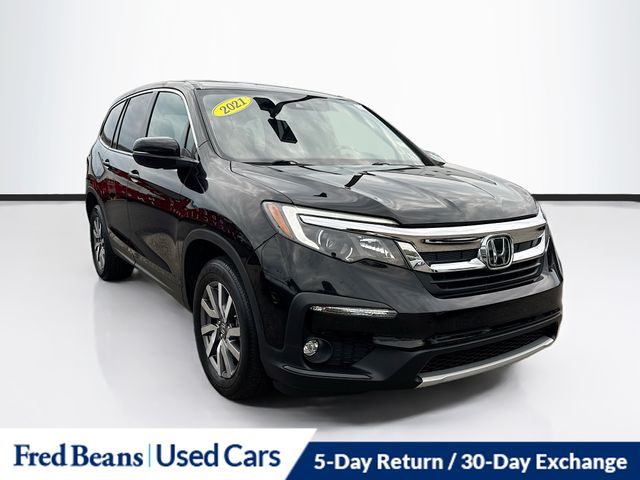 Crystal Black Pearl 2021 Honda Pilot SUV / Crossover All-Wheel Drive 9-Speed Automatic