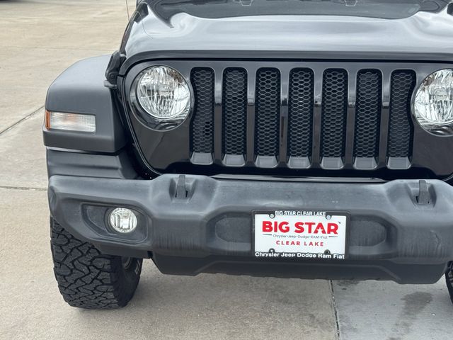 2022 Jeep Wrangler Unlimited Sport S Black at Wharton Ford