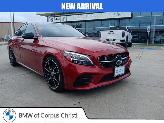 designo Cardinal Red Metallic 2019 Mercedes-Benz C-Class C 300 RWD Sedan Rear-Wheel Drive 9-Speed Automatic