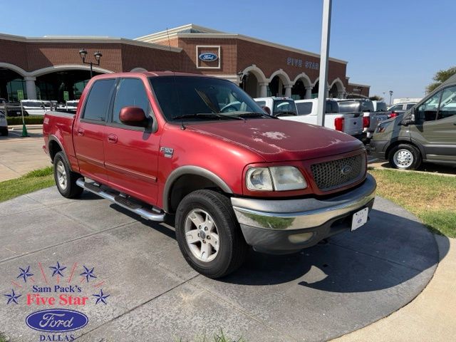 Bright Red Clearcoat 2002 Ford F-150 Pickup Truck Four-Wheel Drive 4-Speed Automatic Overdrive