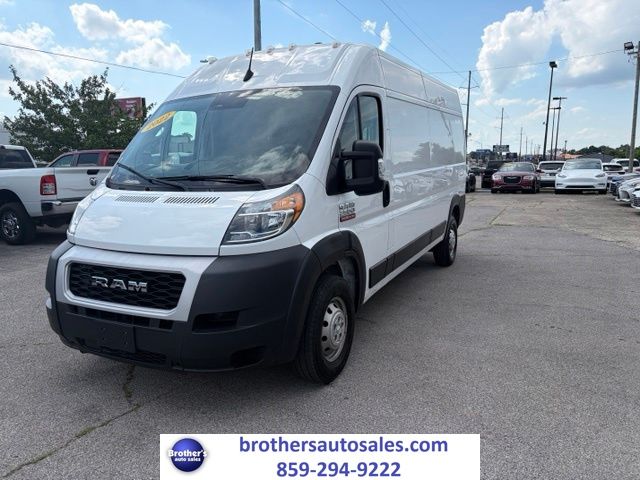 Bright White Clearcoat 2022 RAM ProMaster 2500 159 High Roof Cargo Van FWD Van Front-Wheel Drive 9-Speed Automatic