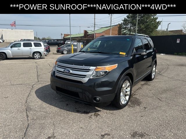Tuxedo Black Metallic 2015 Ford Explorer XLT 4WD SUV / Crossover All-Wheel Drive 6-Speed Automatic