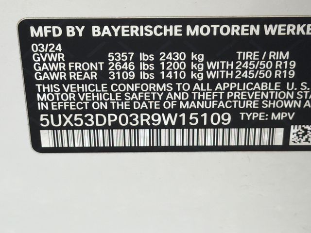 Used 2024 BMW X3 SUV