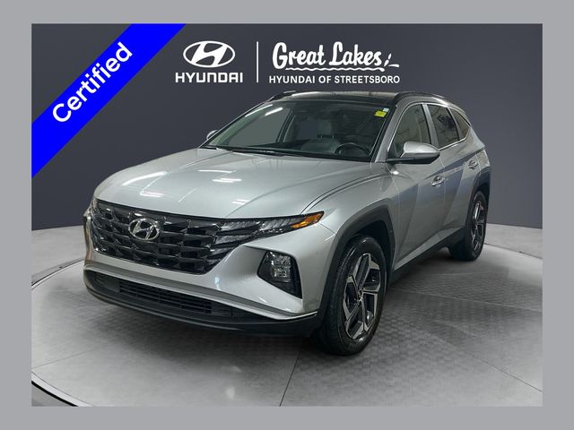 Shimmering Silver 2024 Hyundai Tucson Hybrid SUV / Crossover All-Wheel Drive 6-Speed Automatic