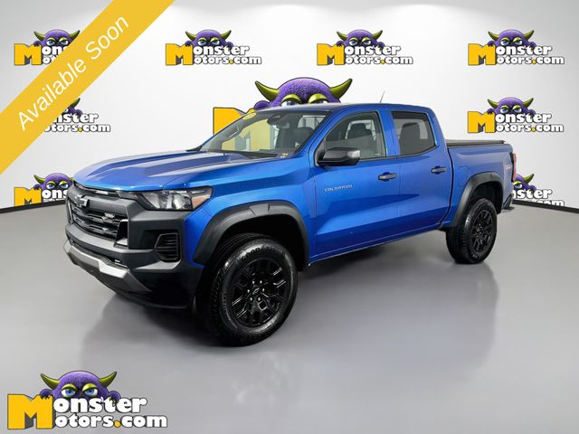 Blue 2023 Chevrolet Colorado Pickup Truck Four-Wheel Drive 8-Speed Automatic