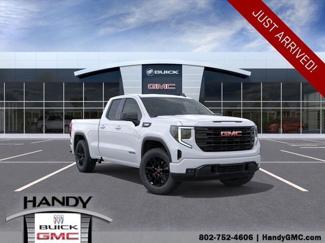 Summit White 2026 GMC Sierra 1500 Elevation Standard Double Cab 4WD Pickup Truck Four-Wheel Drive 8-Speed Automatic