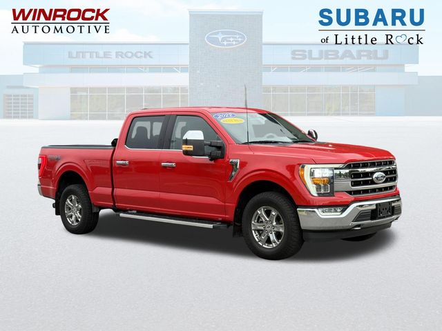 Race Red 2022 Ford F-150 Lariat SuperCrew 4WD Pickup Truck Four-Wheel Drive Automatic