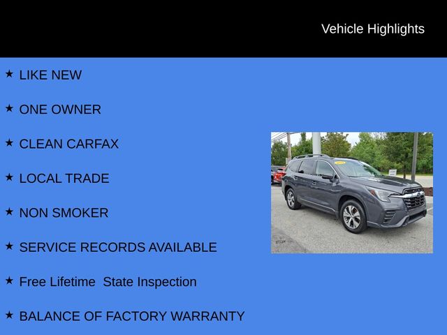 2023 Subaru Ascent Premium Gray at Subaru and VW of Moon Township