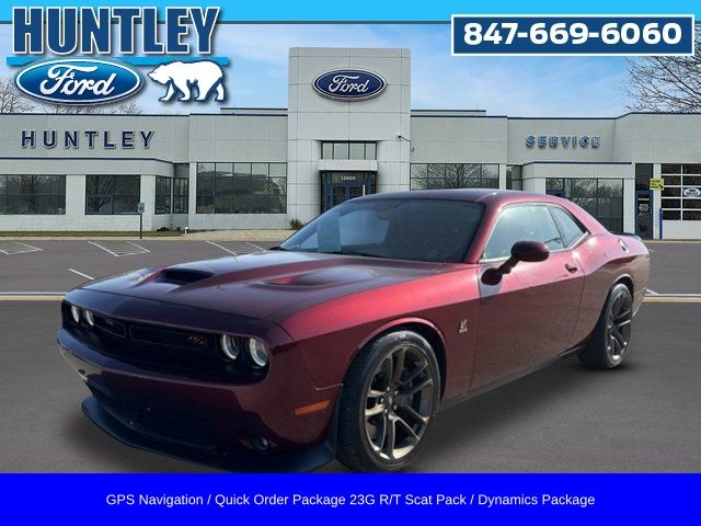 Octane Red Pearlcoat 2021 Dodge Challenger Coupe Rear-Wheel Drive 6-Speed Manual