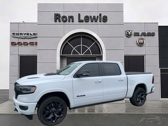 Bright White Clearcoat 2021 RAM 1500 Limited Crew Cab 4WD Pickup Truck Four-Wheel Drive 8-Speed Automatic