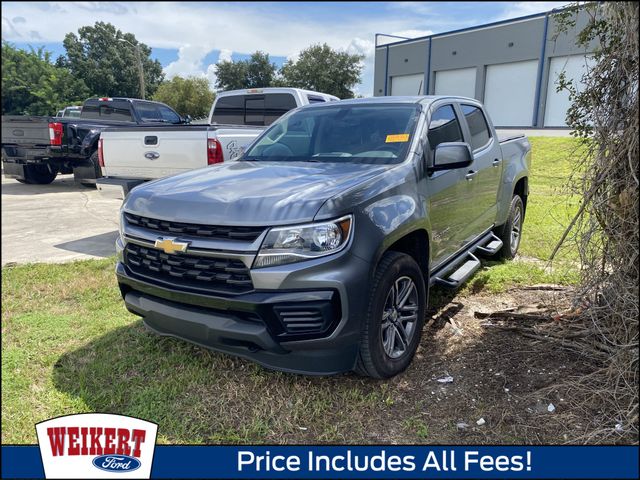 Gray (Satin Steel Metallic) 2022 Chevrolet Colorado Pickup Truck Four-Wheel Drive 8-Speed Automatic