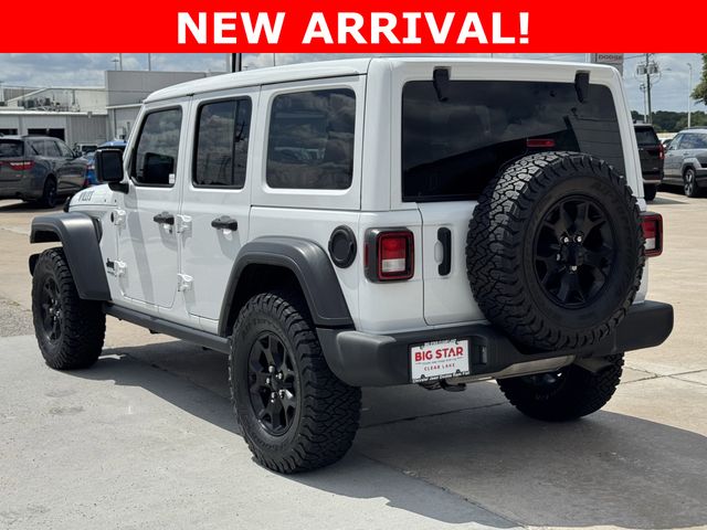 2021 Jeep Wrangler Unlimited Willys White at Wharton Ford