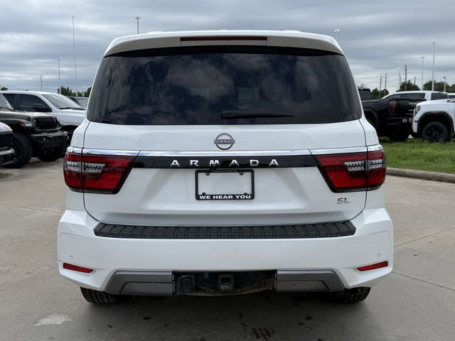 2021 Nissan Armada SL White at Baytown Hyundai