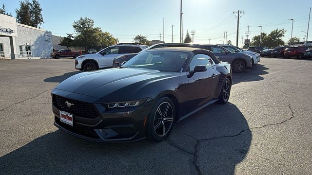 Gray Metallic 2024 Ford Mustang Convertible Rear-Wheel Drive Automatic