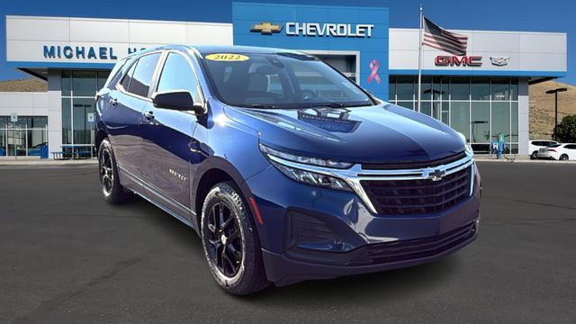 Blue Glow Metallic 2022 Chevrolet Equinox SUV / Crossover Four-Wheel Drive 6-Speed Automatic Overdrive