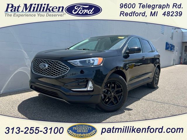 Agate Black Metallic 2024 Ford Edge SUV / Crossover All-Wheel Drive 8-Speed Automatic
