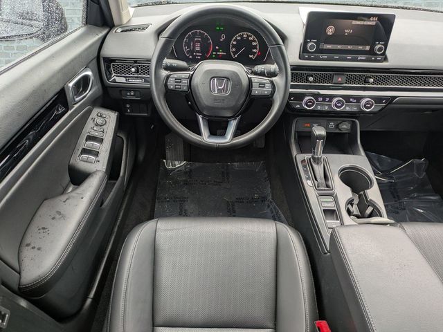 2023 Honda Civic EX-L Black at Stokes Honda North