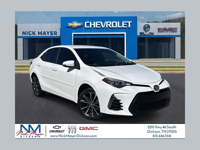 Super White 2017 Toyota Corolla SE Sedan Front-Wheel Drive Continuously Variable Transmission