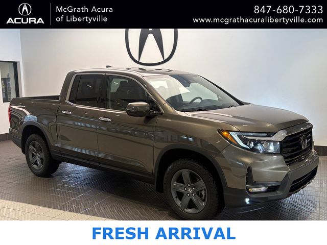 Pacific Pewter Metallic 2022 Honda Ridgeline RTL-E AWD Pickup Truck All-Wheel Drive 9-Speed Automatic