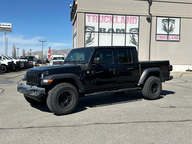 Black Clearcoat 2020 Jeep Gladiator Sport Crew Cab 4WD Pickup Truck Four-Wheel Drive 8-Speed Automatic