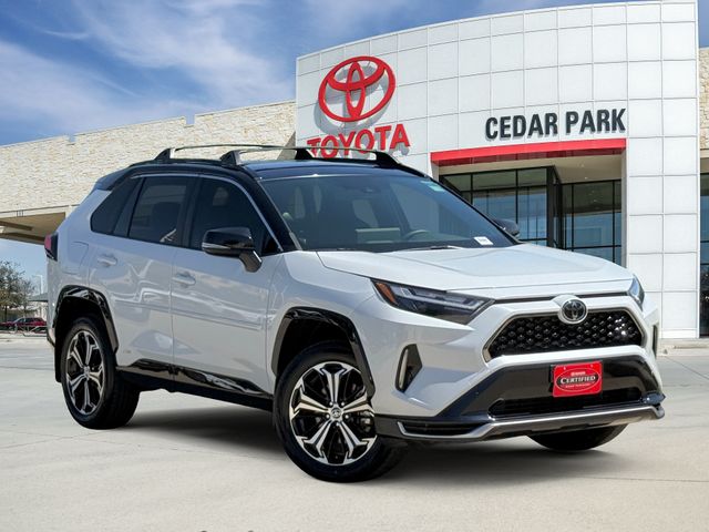 Midnight Black Metallic 2025 Toyota RAV4 Plug-in Hybrid SUV / Crossover All-Wheel Drive Continuously Variable Transmission