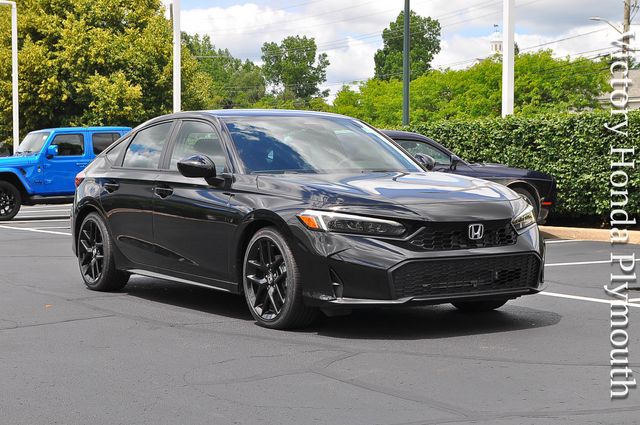 Crystal Black Pearl 2026 Honda Civic Hatchback Hatchback Front-Wheel Drive Continuously Variable Transmission